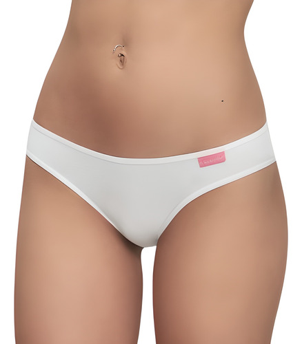 Bombacha Pack X 3 Bikini - Vedetina Microfibra Lisa M.k 1142