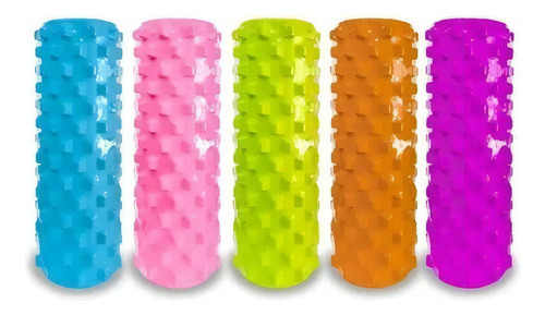 Rolo Rodillo Sensitivo Para Yoga Y Pilates Roller Foam 45cm Color Naranja