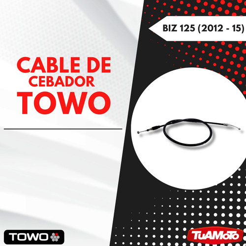 Cable Cebador Completo Para Biz 125 ( 2012 - 2015 ) Tuamoto