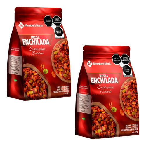 Cacahuates Enchilados Y Semillas Member's Mark 850gr - 2pzas