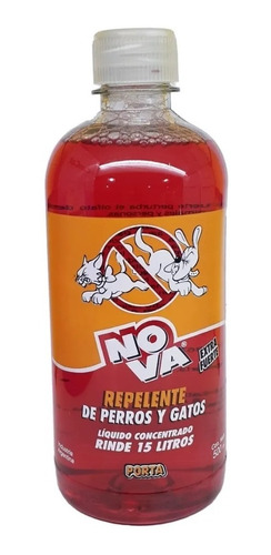 Repelente Liquido No Va 500 Ml Porta Perros Cachorros Gatos