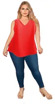 Comprar Musculosa Mujer Algodón Cuello V Talles Amplios Vane Mythos