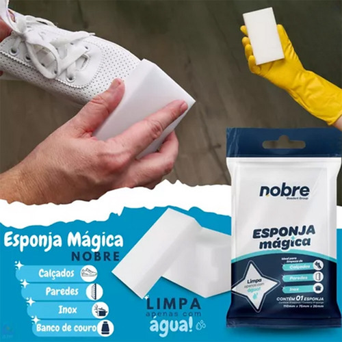 Esponja Mágica Borra Todo Máximo Poder Limpiador Nobre