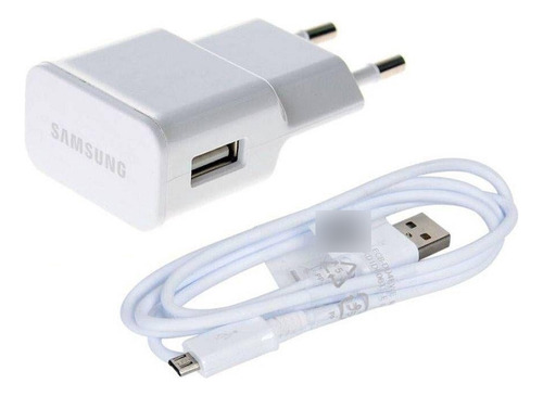 Carregador E Cabo Fast Charge Samsung A5 A7 A8 2017 Cor Branco