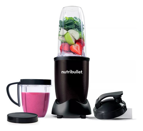 Nutribullet 900w Procesador De Alimentos Negro 7 Pcs