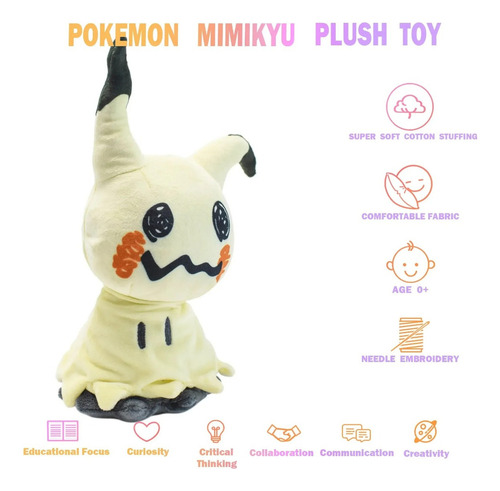 Peluches Mimikyu, Peluches Blandos, Dibujos Animados, Regalo
