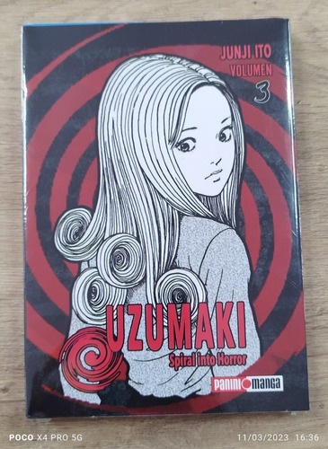 Uzumaki 3 - Junji Ito. Manga Sellado