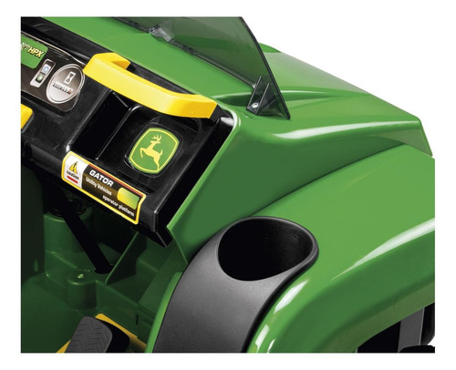 Trator a bateria para crianças Peg Perego John Deere Gator HPX cor verde/amarelo 220V