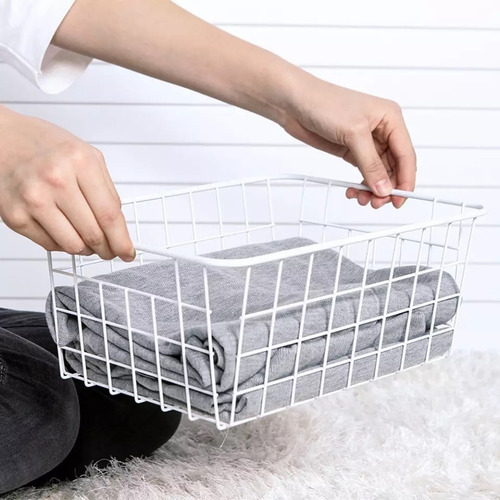 Imagen 5 de 7 de Canastos Cestos De Metal - Organizadores Deco - Disentino®