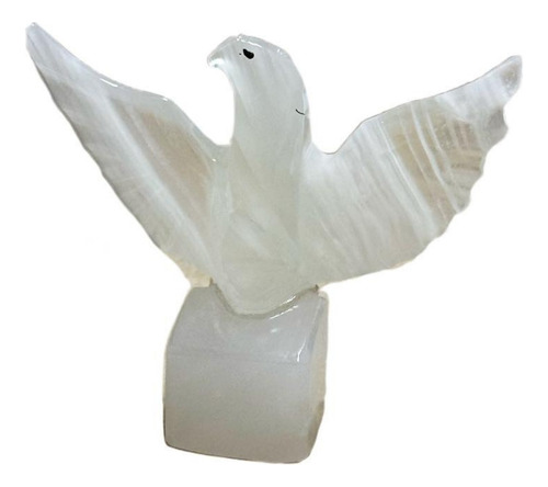 Águila Blanca De Mármol Para Decoración De Escritorio Formal