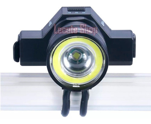 Lampara Luz Led T6 Cob Minera Bicicleta Dual Cree Ultra 