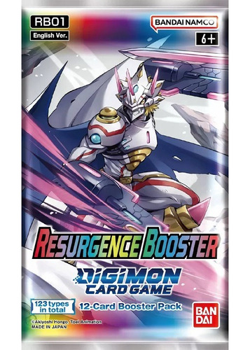 Sobre Digimon Card Game: Resurgence Booster - Booster Pack