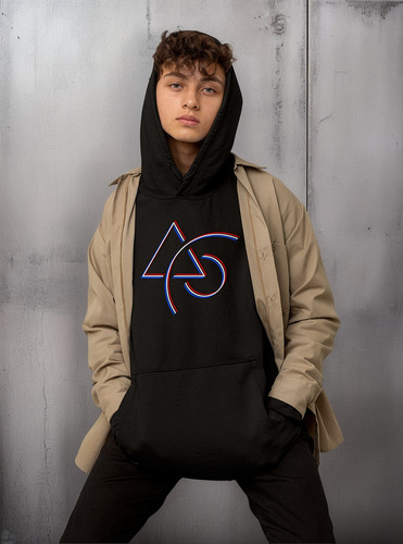 Sudadera Con Capucha Unisex Café Tacuba Rock Revés