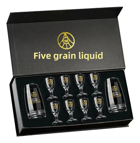 Set De 6 Vasos Transparentes Para Vino, 23 Degrees North Lat