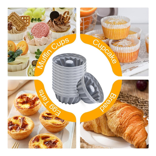 Ng Tazas Silicona Muffins Para Hornear, Para Muffins,12