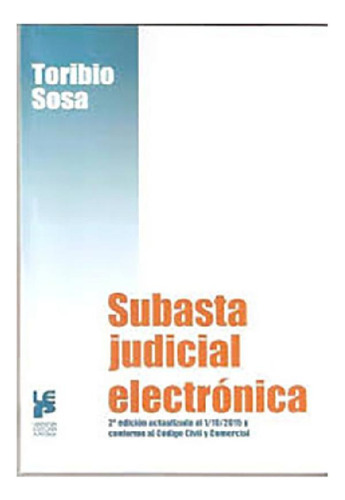 Libro - Subasta Judicial Electronica - Sosa, Toribio E