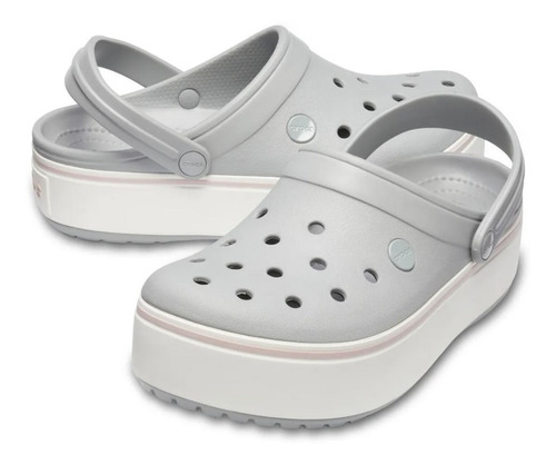 Imagen 2 de 4 de Crocs Crocband Plataforma Originales Adulto - Local Olivos
