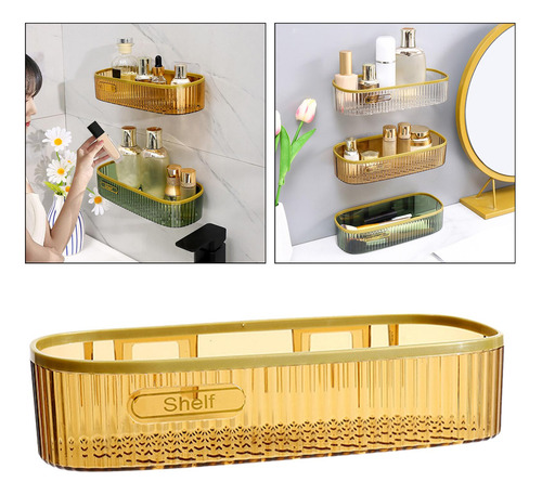 2 Unidad De Almacenamiento De Pared Para Baño 2 Piezas