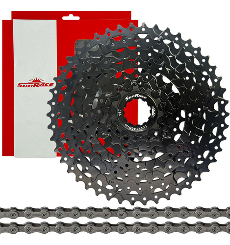 Combo 9v Pacha Sunrace M983/ 11-46+ Cadena Shimano Hg53 Mtb