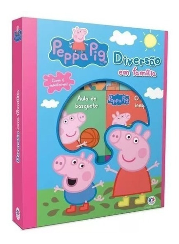 Peppa Pig - Diversão Em Família - Com 6 Livros Cartonados