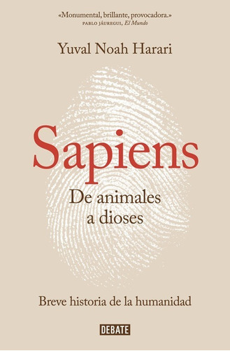 Libro Sapiens De Animales A Dioses - Harari, Yuval Noah