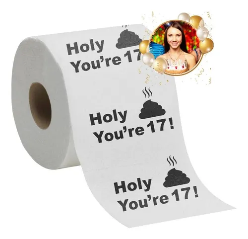Decoraciones De Cumpleaños Número 17 Papel Higiénico Para Y