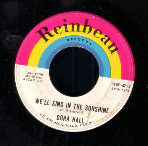 Dora Hall We'll Sing In The Sunshine Helen Reddy Simple Pvl