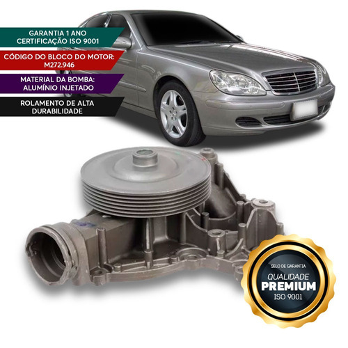 Bomba D Agua Mercedes-benz S280 W221 30 2006 A 2013