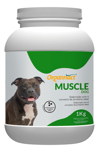 Suplemento Muscle Dog Organnact Para Massa Muscular - 1 Kg