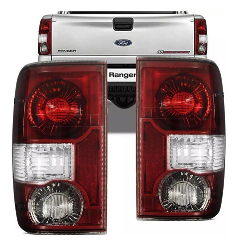 Juego X2 Par De Faros Traseros P/ Ford Ranger 2004 2005 2006