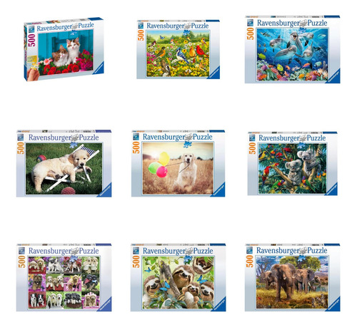 Colección Animales Puzzle 500 Piezas Ravensburger (1 Unidad)