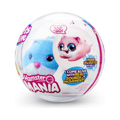 Pets Alive Hamstermania (azul) De Zuru Hamster, Mascota Elec