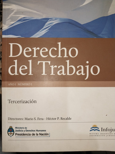 Derecho Del Trabajo Tecerizacion Infojus Am