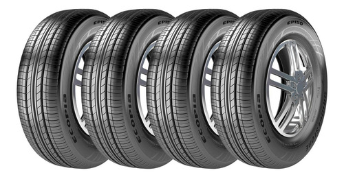Imagem 1 de 5 de Kit 4 Pneus Bridgestone Aro 15 Ecopia Ep150 185/60r15 84h