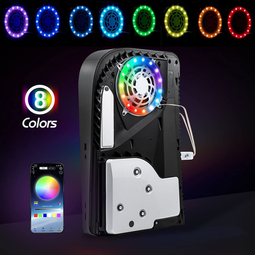 Tira De Luz Led Rgb Para Consola Ps5 Con Control Remoto