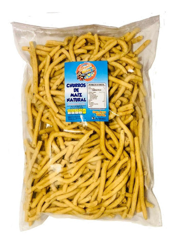 Churros De Maíz Botanas Mikos Sabor Natural 700 Gr