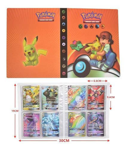 Album Para Cartas Pokemon Ash - Pikachu