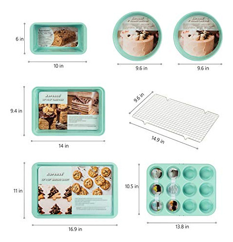 Juego De Utensilios Para Hornear Rorence Juego De Bandejas P