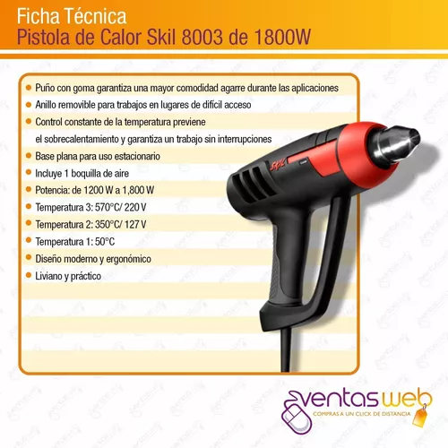 Pistola De Calor Skil 1800w (8003)