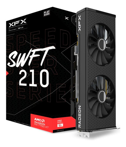 Tarjeta De Video Xfx Amd Radeon Rx 7700 Xt 12gb 192bit Gddr6