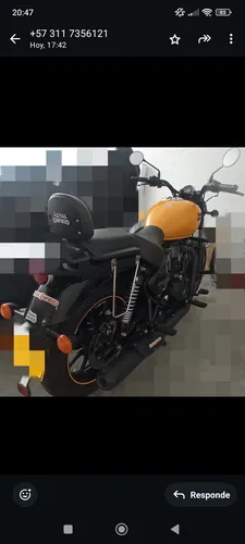 Royal Enfield Meteor 350 Color Amarillo Modelo 2023 Cil