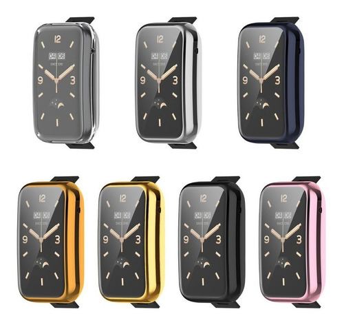 Capa Case Bumper 360 Protetor Tela Para Xiaomi Mi Band 7 Pro