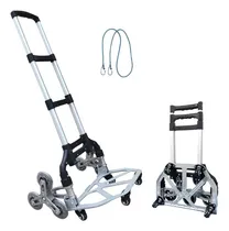 Comprar Carro Carrito De Carga Escalada Plegable Para Escalera 90kg
