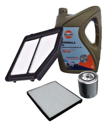 Kit X3 Filtros + Aceite 5w40 Honda Civic 1.8 2012 - 2016 Nks