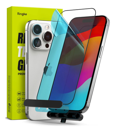 Mica Para iPhone 15 Pro Max Ringke Cristal Tempered Original