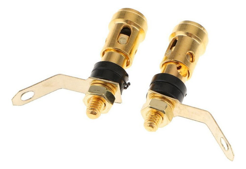 B 2 Unids Bocina Banana Plug Jack Amplificador Terminal
