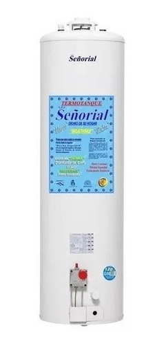 Termotanque A Gas Señorial 120 Litros Linea Zafiro