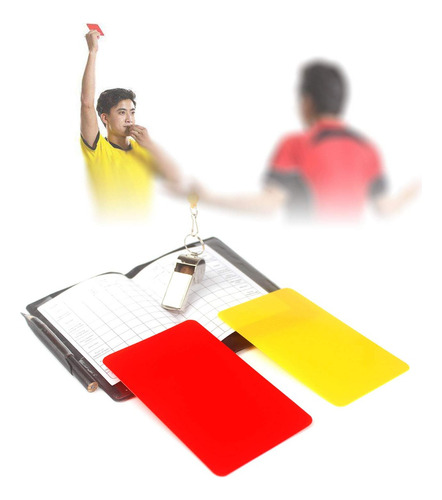 Kits Tarjetas Arbitro Rojas/amarillas Para Fútbol Partidos