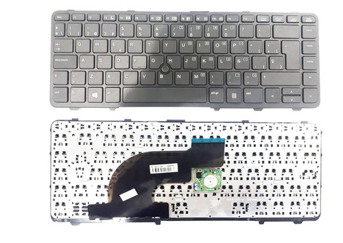 Teclado Hp 640 G1 736653-161 With Frame And Pointer Sp