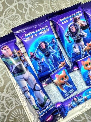 Golosinas Personalizadas Buzz Lightyear Candy Bar 10 Niños